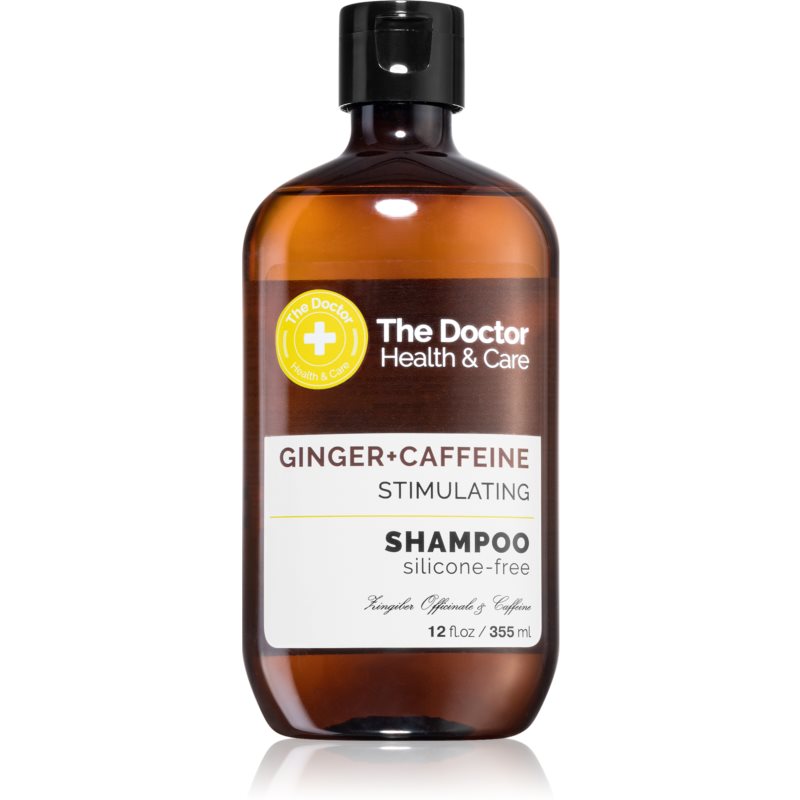 The Doctor Ginger  Caffeine Stimulating posilňujúci šampón pre slabé vlasy s tendenciou vypadávať s kofeínom 355 ml