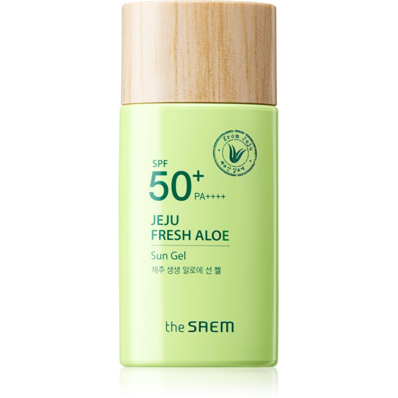 The Saem Jeju Fresh Aloe Sun gél na opaľovanie s aloe vera SPF 50 50 g