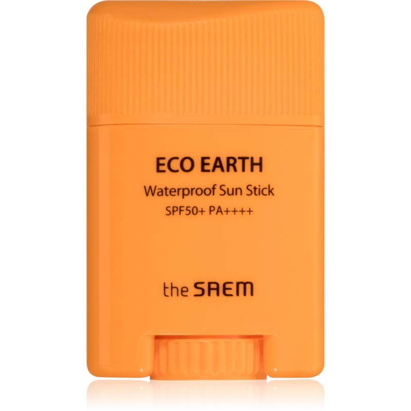 The Saem Eco Earth Waterproof vodeodolný opaľovací krém na tvár v tyčinke SPF 50 17 g