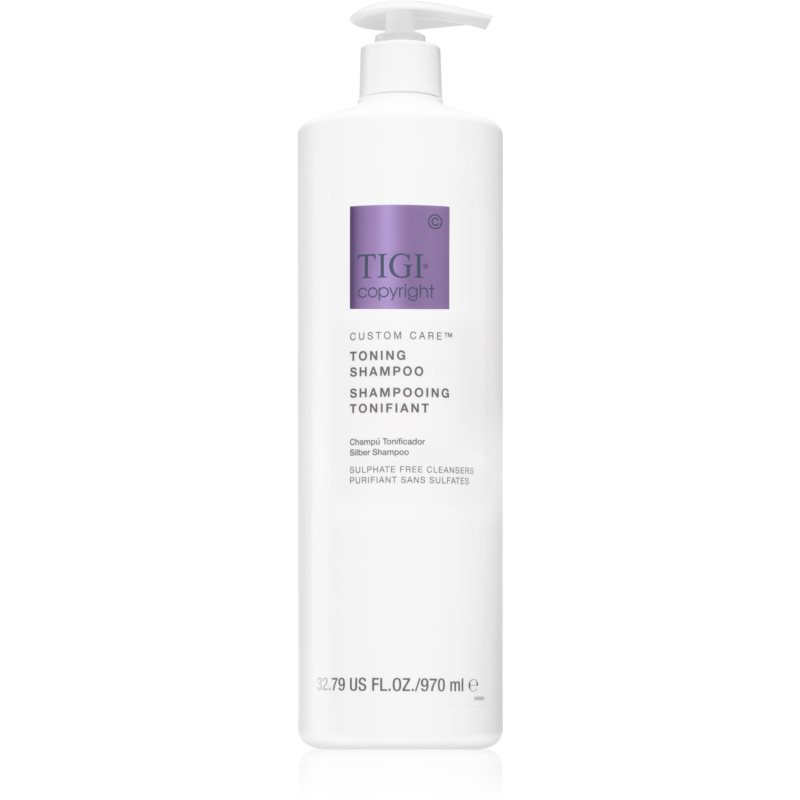 TIGI Copyright Toning fialový šampón pre blond a melírované vlasy 970 ml