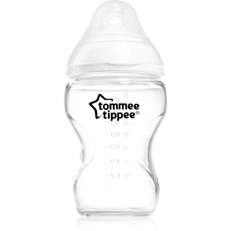 Tommee Tippee Closer To Nature Glass dojčenská fľaša Glass 0m 250 ml