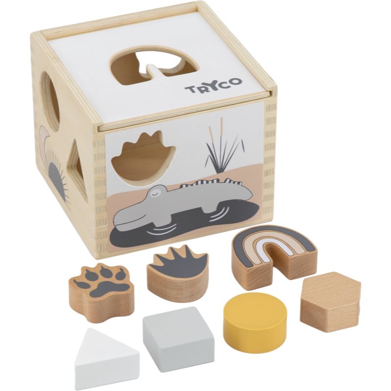 Tryco Wooden Shape Sorter hračka z dreva 18m 1 ks