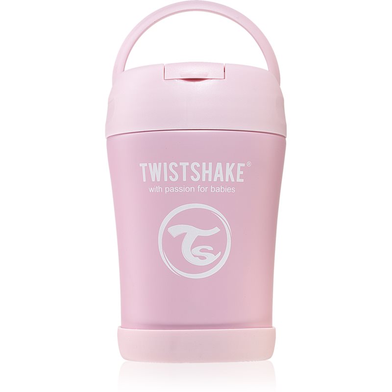 Twistshake Stainless Steel Food Container Pink termoska na jedlo 350 ml