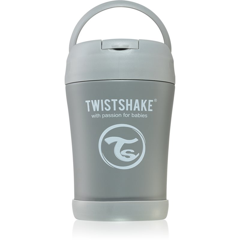 Twistshake Stainless Steel Food Container Grey termoska na jedlo 350 ml