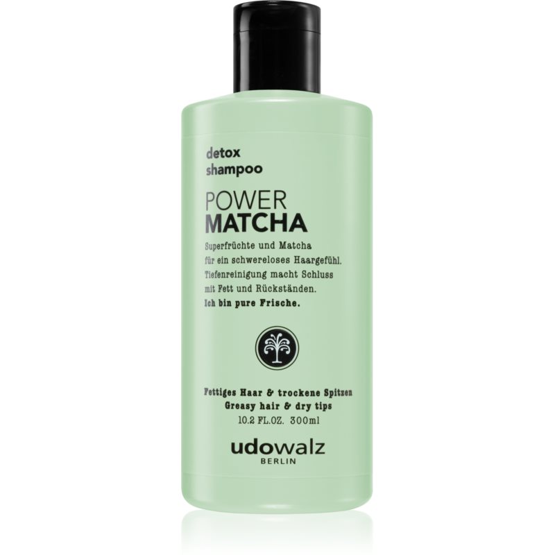 Udo Walz Power Matcha čistiaci šampón pre mastné vlasy s vitamínom C 300 ml