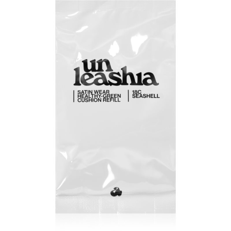 Unleashia Satin Wear Healthy Green Cushion Refill dlhotrvajúci make-up v hubke náhradná náplň odtieň 18 Seashell 15 g