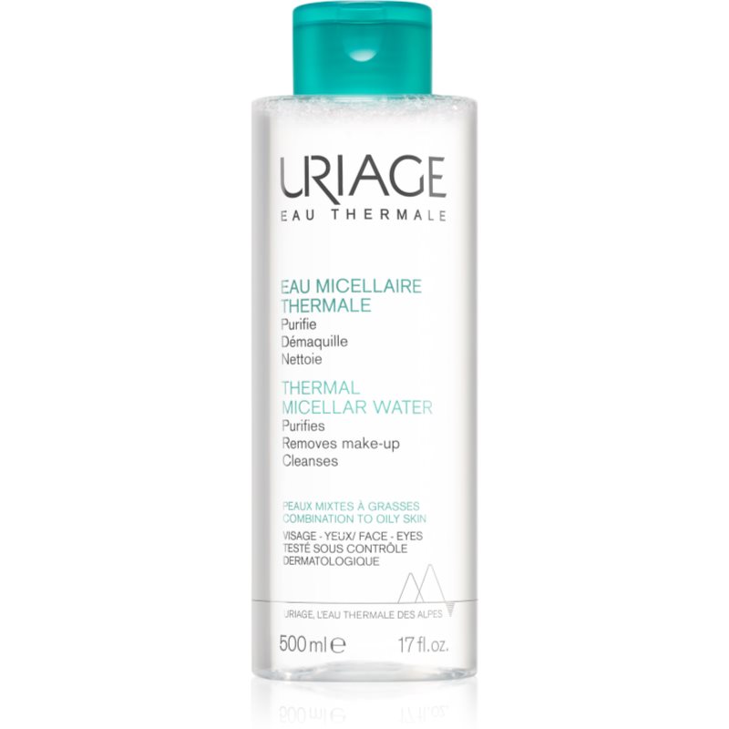 Uriage Hygiène Thermal Micellar Water - Combination to Oily Skin micelárna čistiaca voda pre mastnú a zmiešanú pleť 500 ml
