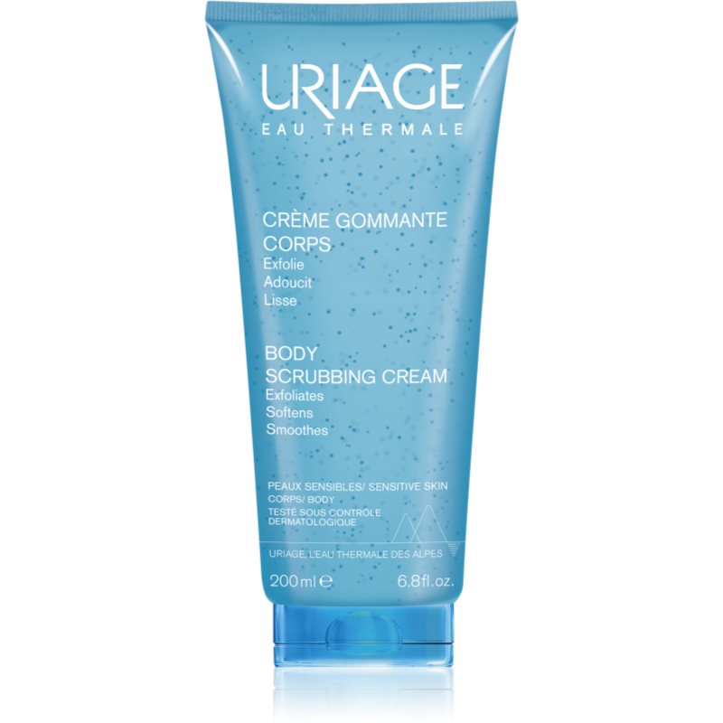 Uriage Hygiène Body Scrubbing Cream telový peelingový krém pre citlivú pokožku 200 ml
