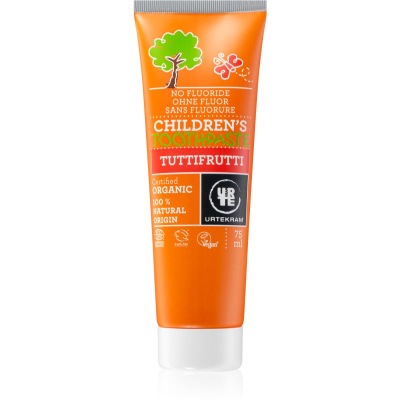 Urtekram Childrens Toothpaste Tutti-Frutti detská zubná pasta 75 ml
