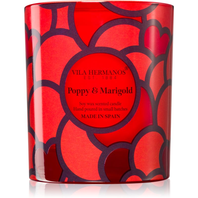 Vila Hermanos 70ths Year Poppy  Marigold vonná sviečka 200 g