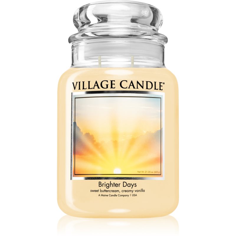 Village Candle Brighter Days vonná sviečka (Glass Lid) 602 g