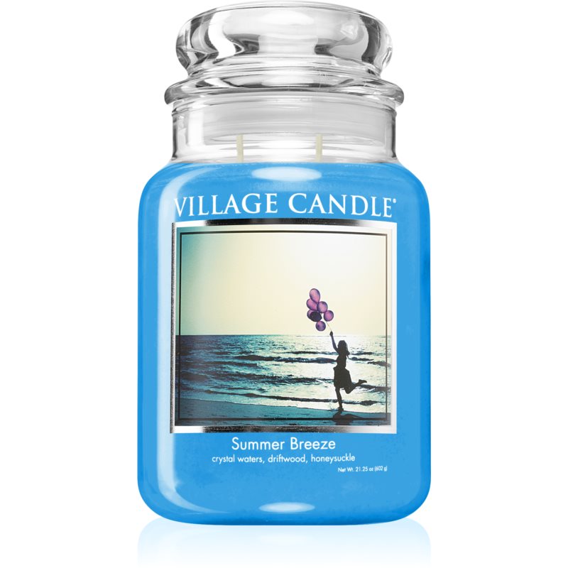 Village Candle Summer Breeze vonná sviečka (Glass Lid) 602 g