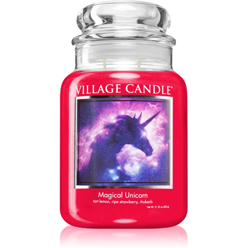 Village Candle Magical Unicorn vonná sviečka (Glass Lid) 602 g