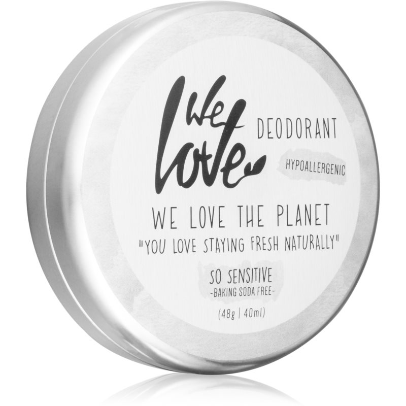 We Love The Planet You Love Staying Fresh Naturally So Sensitive organický krémový dezodorant pre citlivú pokožku 48 g