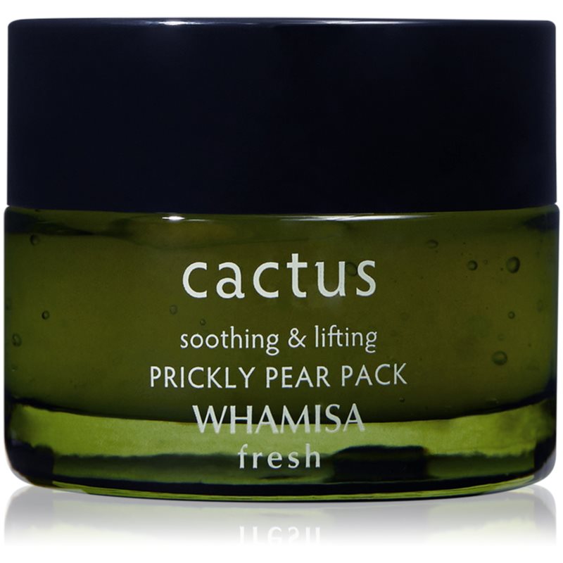 WHAMISA Cactus Prickly Pear Pack hydratačná gélová maska pre intenzívne obnovenie a vypnutie pleti 30 g