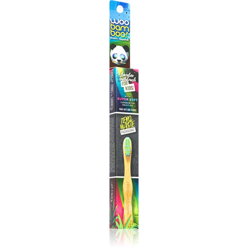 Woobamboo Eco Toothbrush Kids Super Soft bambusová zubná kefka pre deti 1 ks