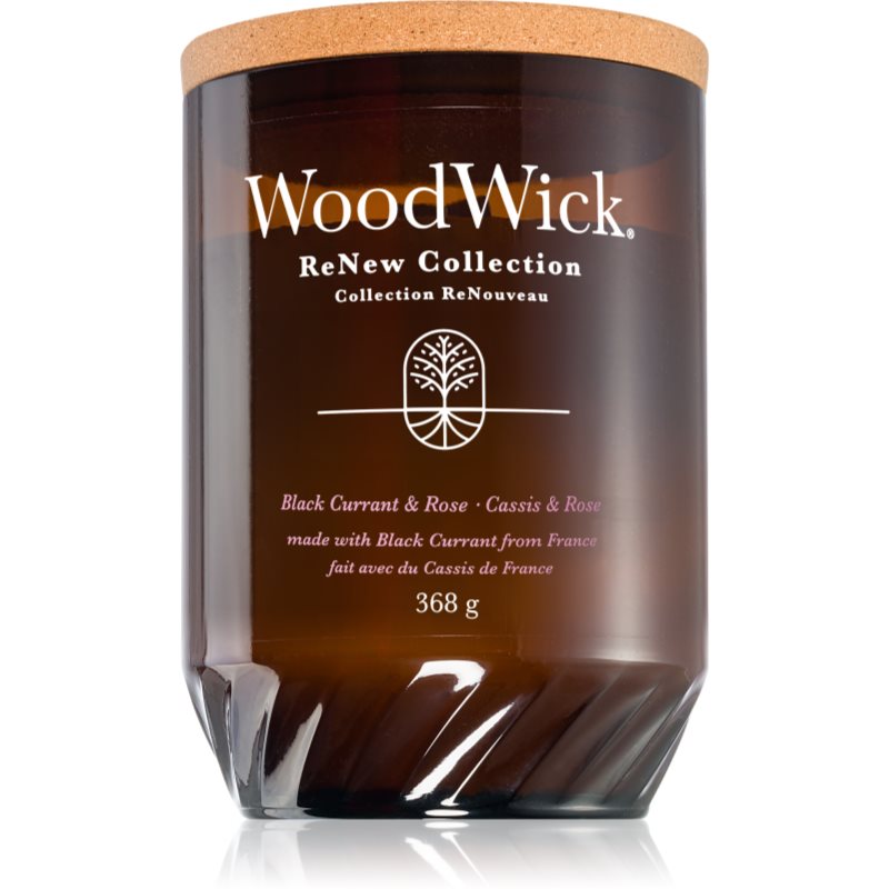 Woodwick Black Currant  Rose vonná sviečka 368 g