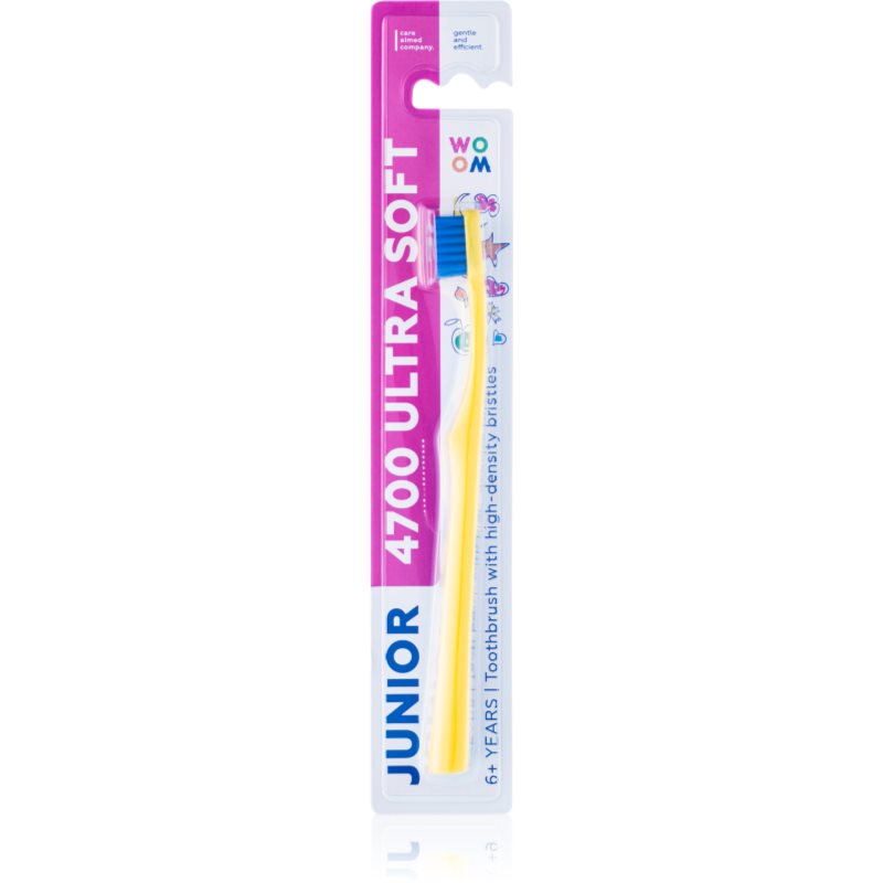 WOOM Toothbrush Junior 4700 Ultra Soft zubná kefka pre deti od 6 rokov ultra soft 1 ks