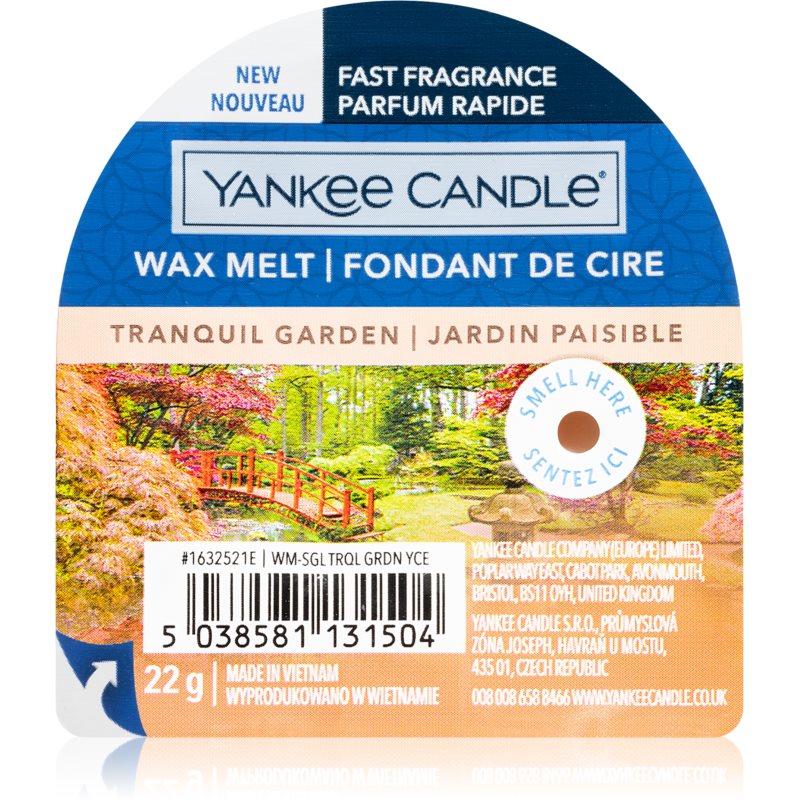 Yankee Candle Tranquil Garden vosk do aromalampy 22 g