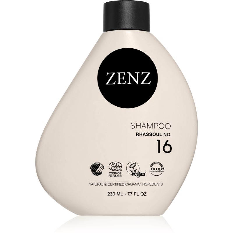 ZENZ Organic Rhassoul No. 16 ílový vyživujúci šampón s vôňou karamelu 230 ml