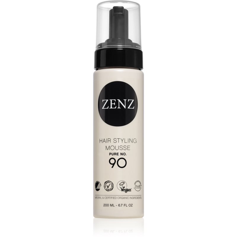 ZENZ Organic Pure No. 90 penové tužidlo pre tepelnú úpravu vlasov 200 ml