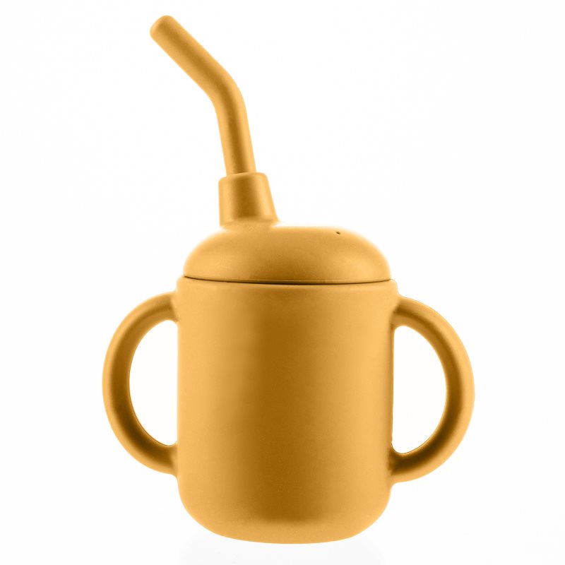 Zopa Silicone Mug hrnček 2 v 1 Mustard Yellow 1 ks