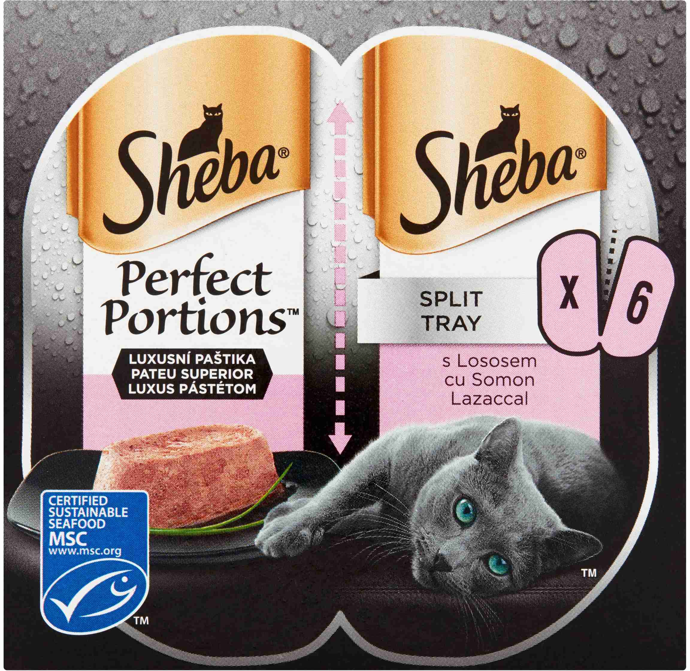 SHEBA perfect portions s lososom