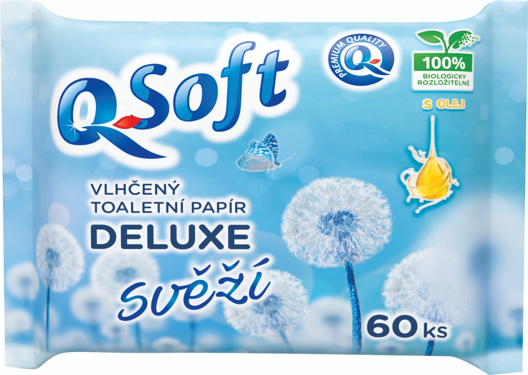 QSoft vlhčený toaletný papier Sensitive