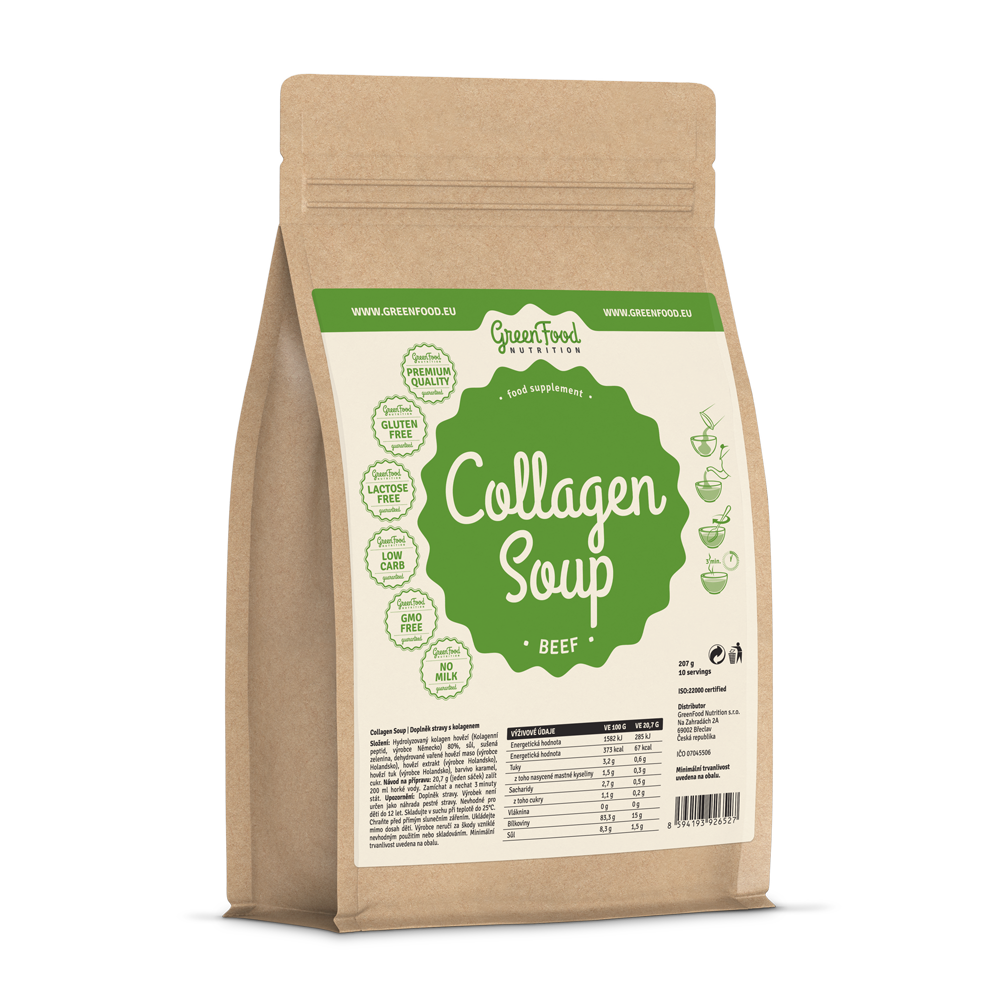 GreenFood Nutrition Collagen Soup Beef 207g