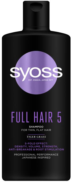 Syoss šampón Full Hair 5D