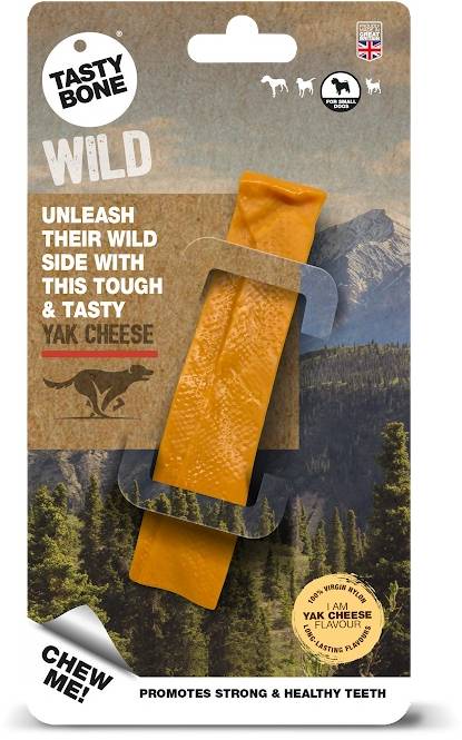 TASTY BONE Wild kostička nylonová - Jačí syr