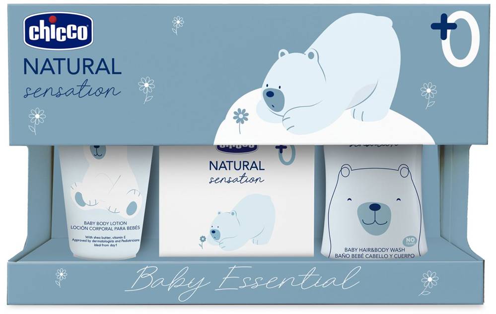 CHICCO Set darčekový kozmetický Natural Sensation - Baby Essential 0m