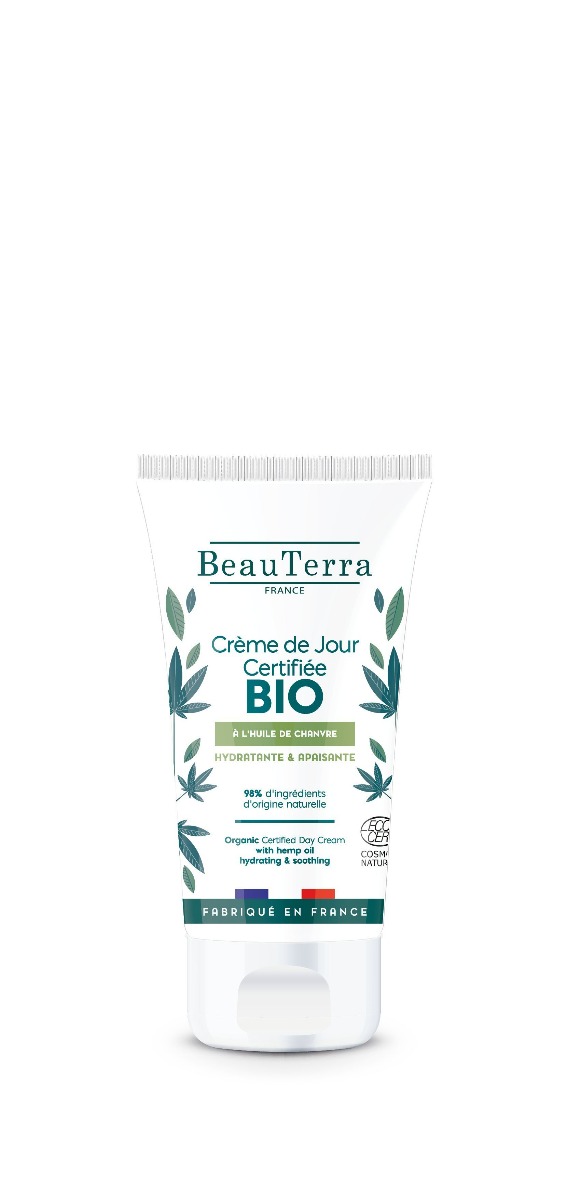 Beauterra Organic Day Cream Aloe VeraHemp 50ml