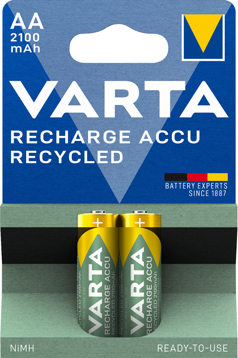 Varta Recharge Accu Recycled 2 AA 2100 mAh R2U