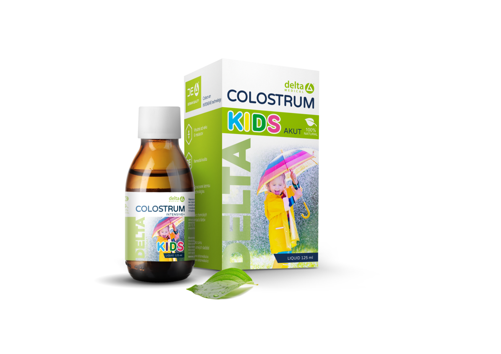 DELTA COLOSTRUM sirup KIDS 100 percent NATURAL