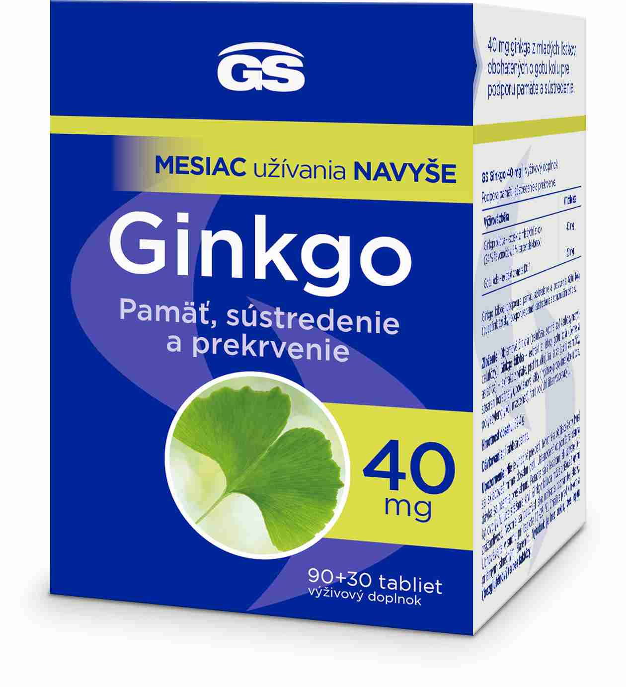 GS Ginkgo 40 mg tbl. 9030