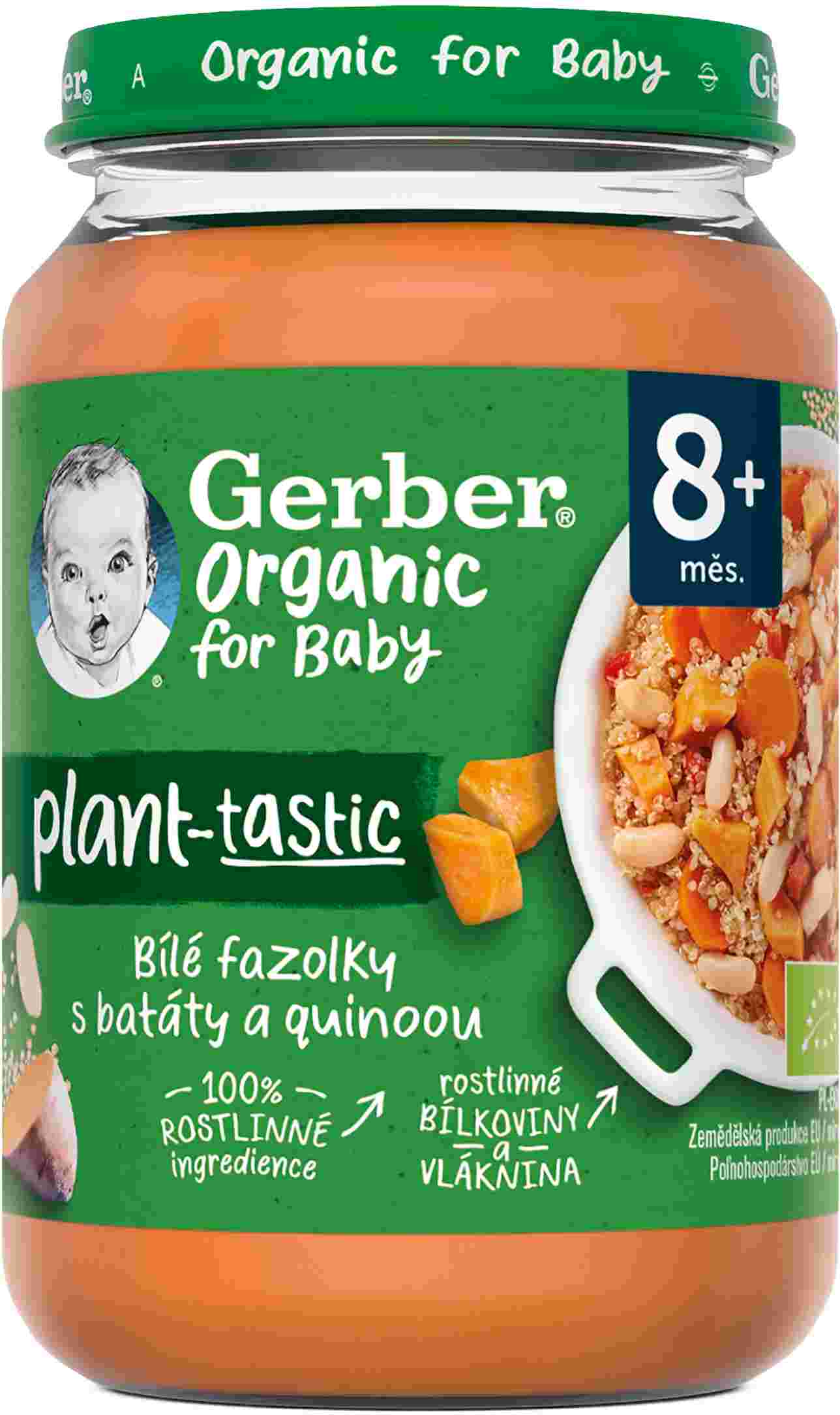 Gerber Organic 100 percent Rastlinný príkrm