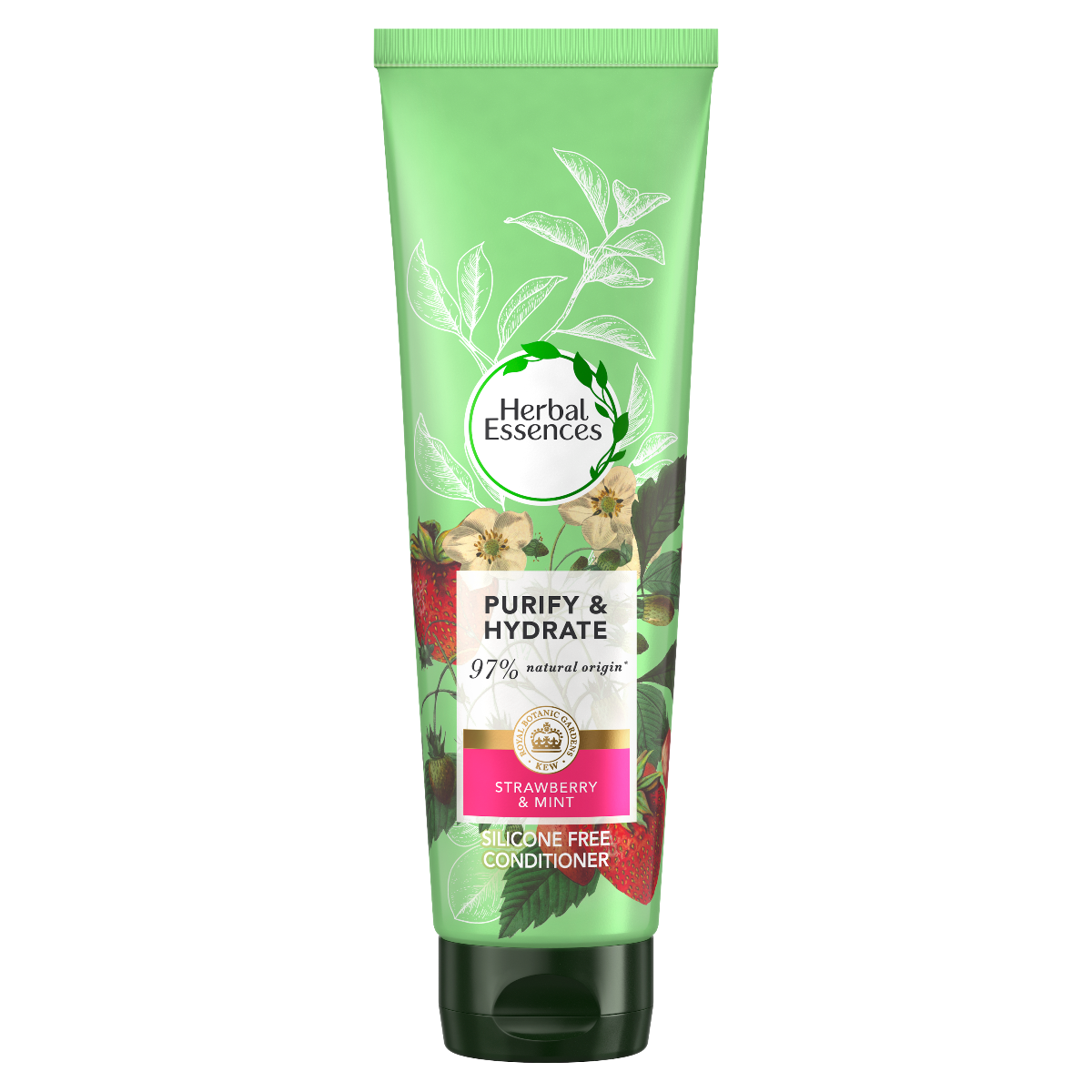 Herbal Essences Čistiaci A Hydratačný Kondicionér Strawberry  Mint Na Všetky Typy Vlasov 275ml