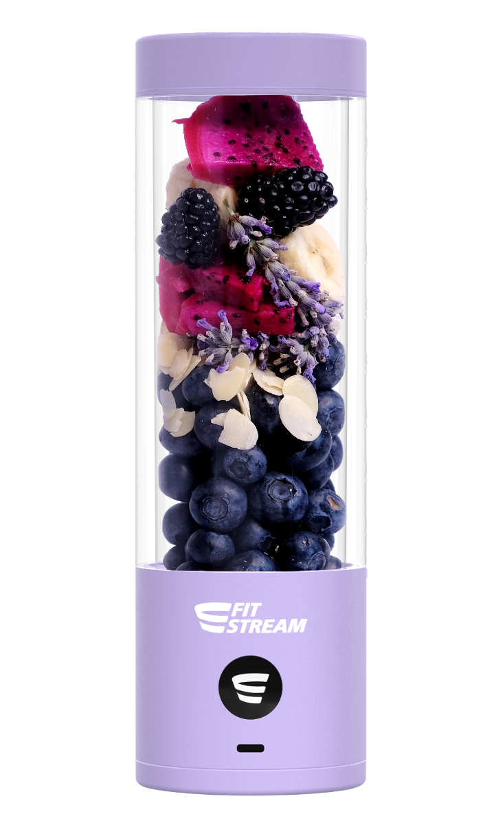 FitStream Pro fialový , prenosný, USB nabíjatelný mixér