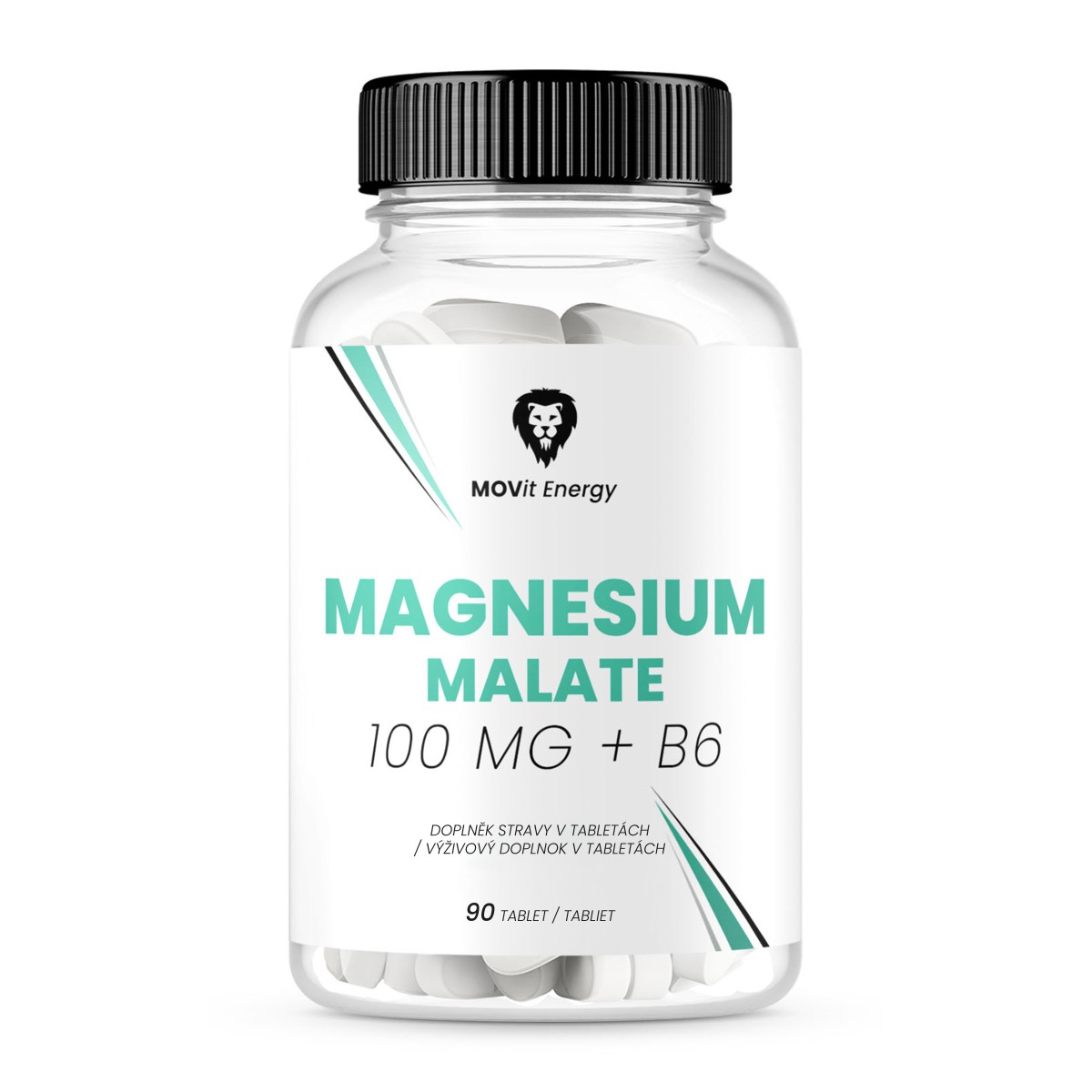 MOVit Magnesium malate 100 mg  B6