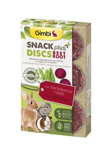 Gimborni Snack Plus Discs Červená Repa 50g