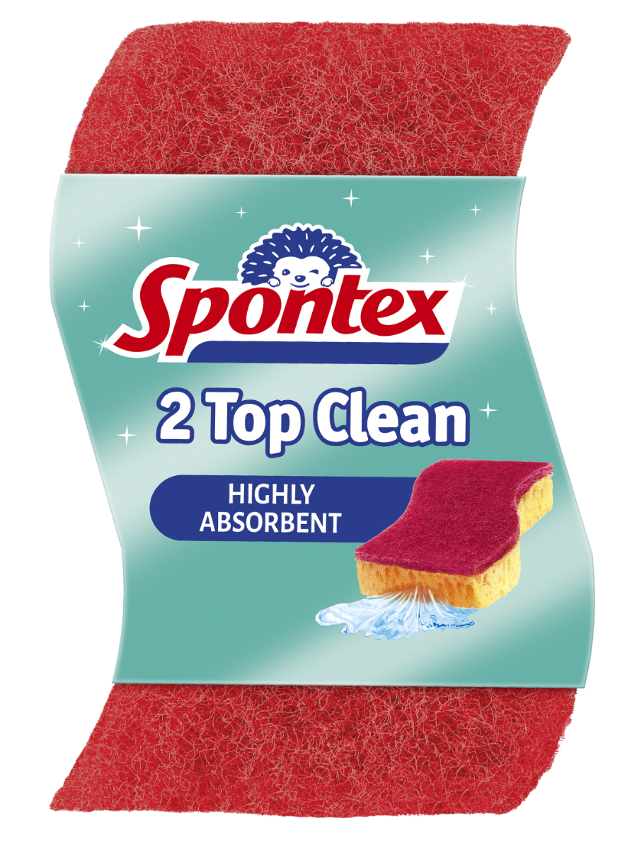 Spontex Top Clean houbička 2ks