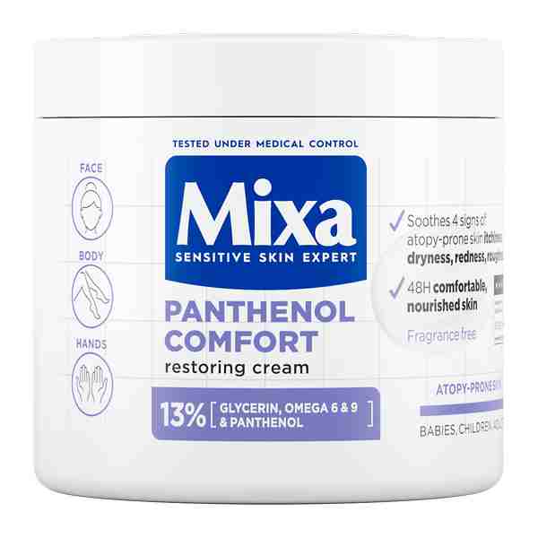 Mixa Panthenol Comfort obnovujúca telová starostlivosť