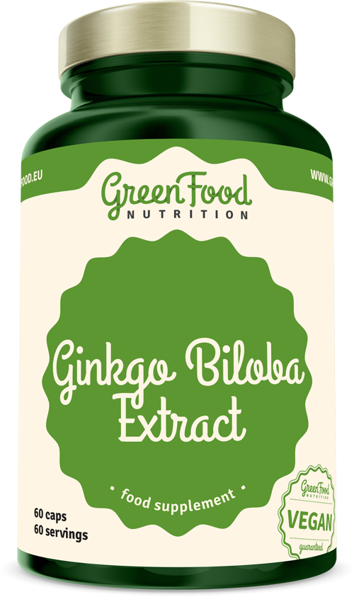 GREENFOOD NUTRITION GINKGO BILOBA extrakt