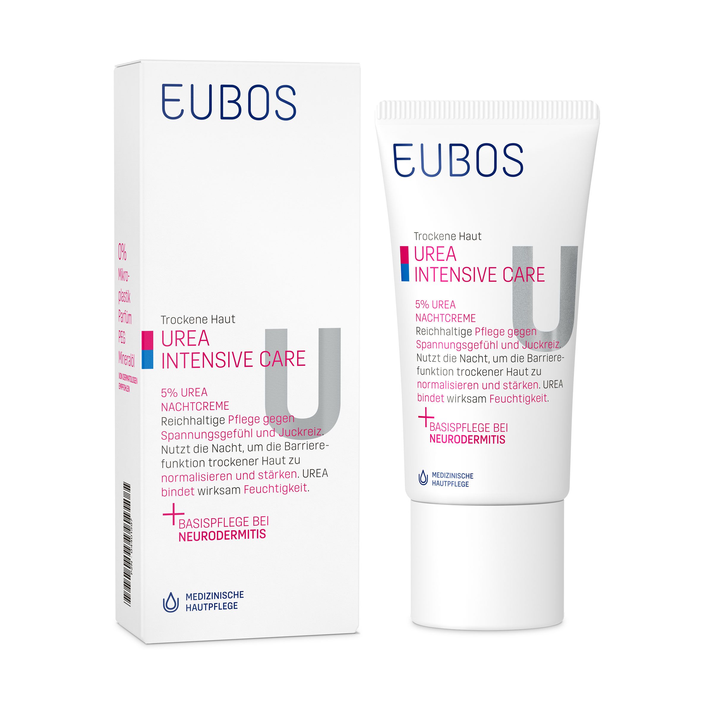 Eubos Urea Intensive Care 5 percent Urea Night Cream 50ml