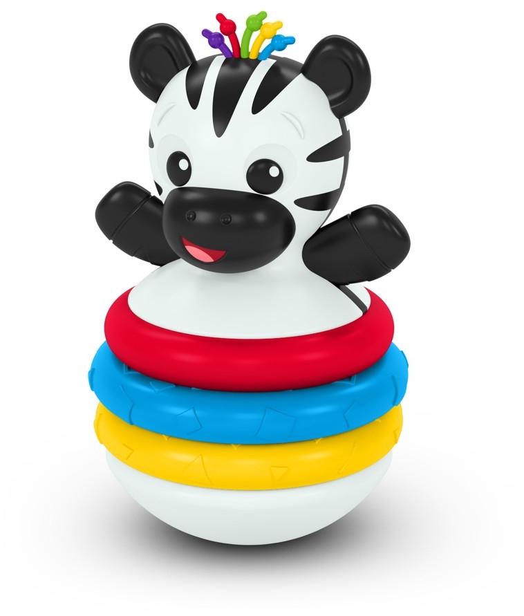 BABY EINSTEIN Hryzačka stohovacia zebra Stack  Wobble Zen™ 3m