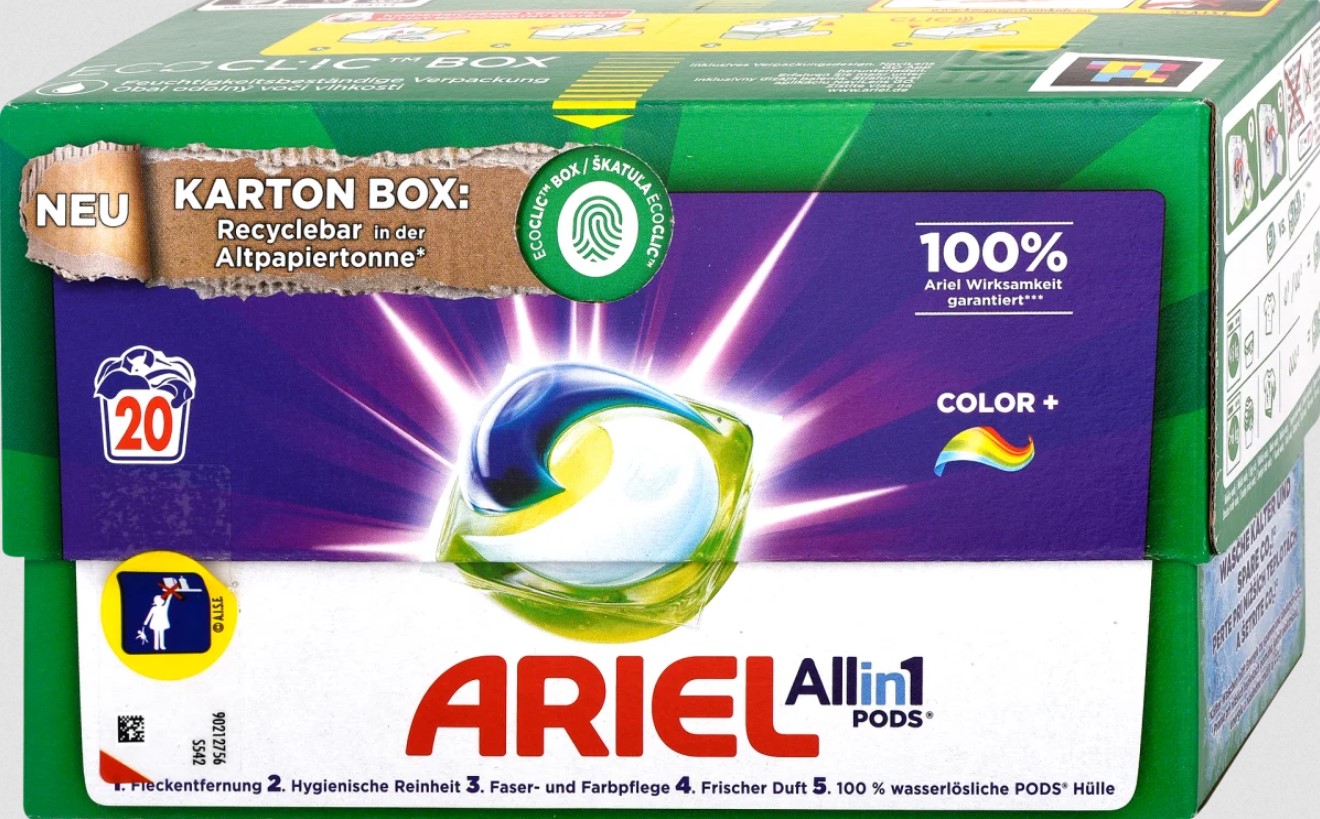 Ariel All-in-1 PODS Color , Gélové Kapsuly Na Pranie, 20 Praní