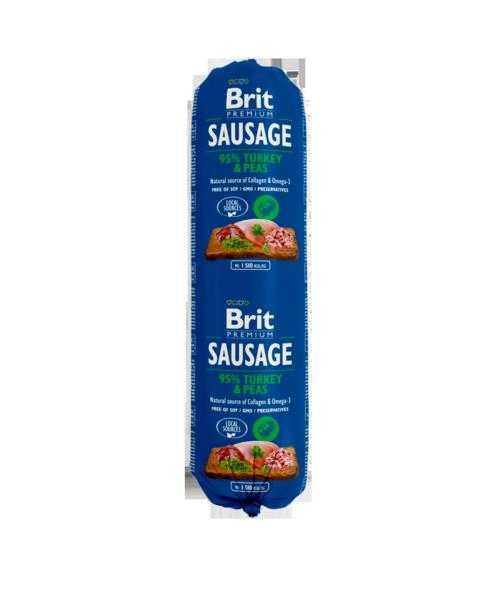 Brit Sausage Turkey  Pea 800g