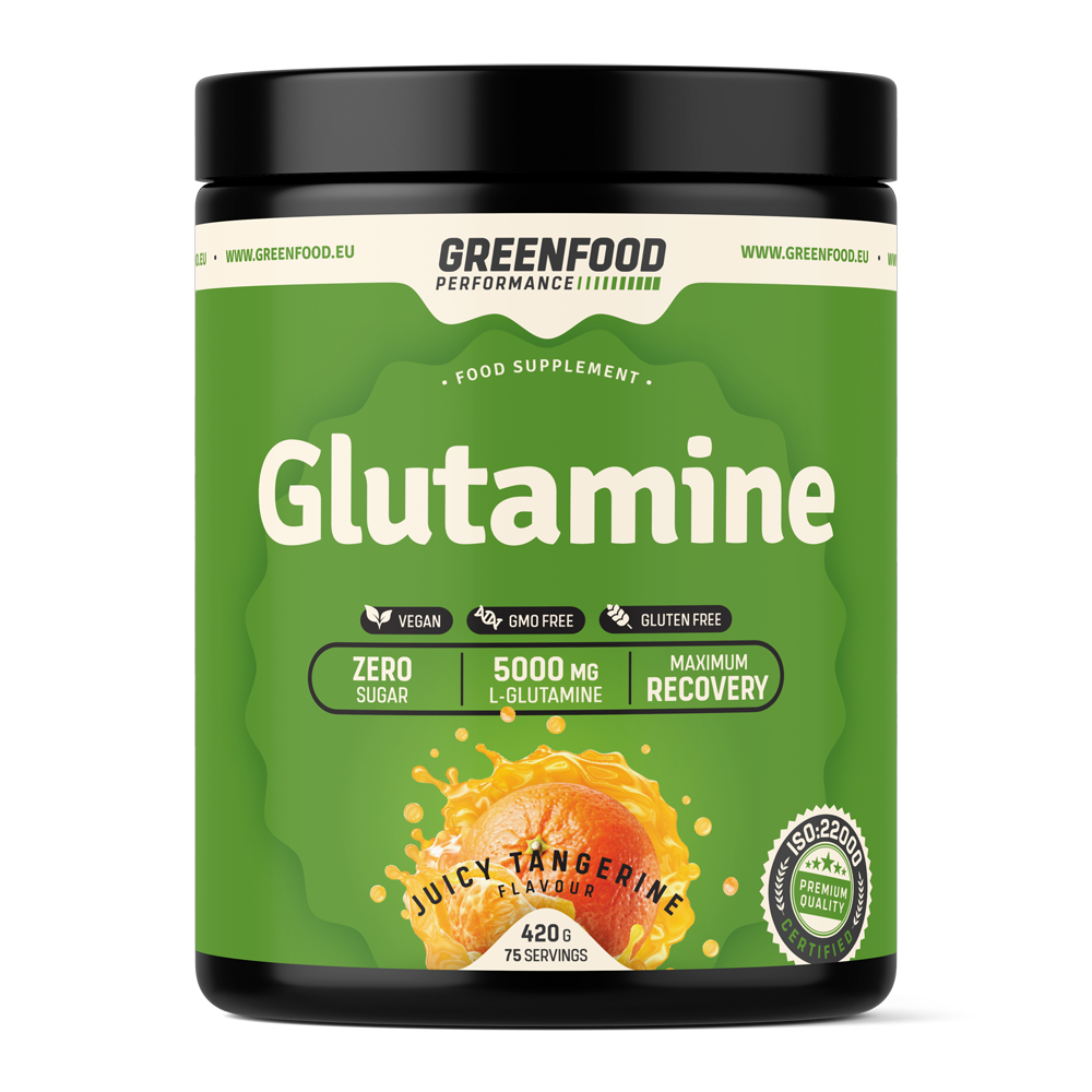 GreenFood Performance Glutamine Juicy tanger 420g