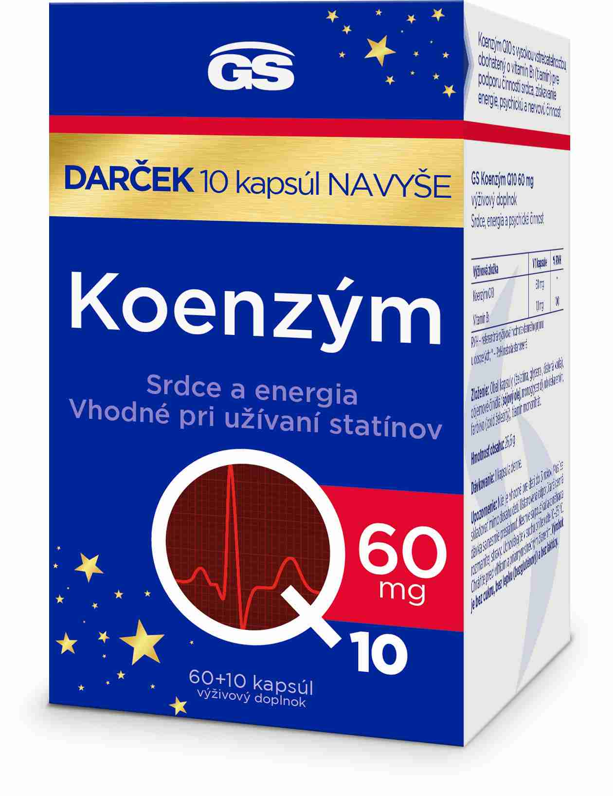 GS Koenzym Q10 60 mg. 6010 darček